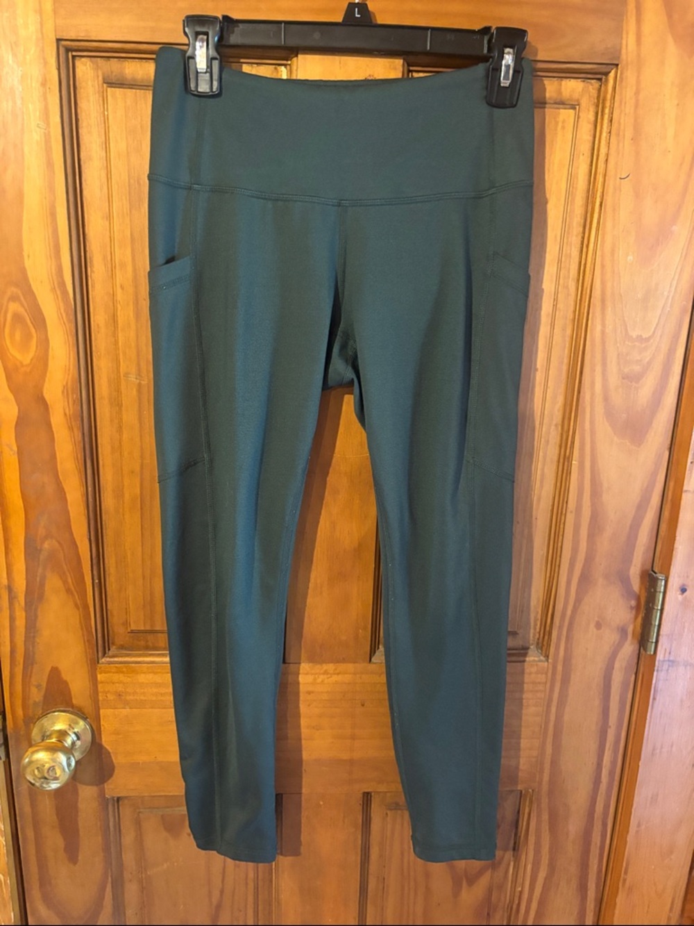 Zella Dark Green High-Rise Pocket Leggings